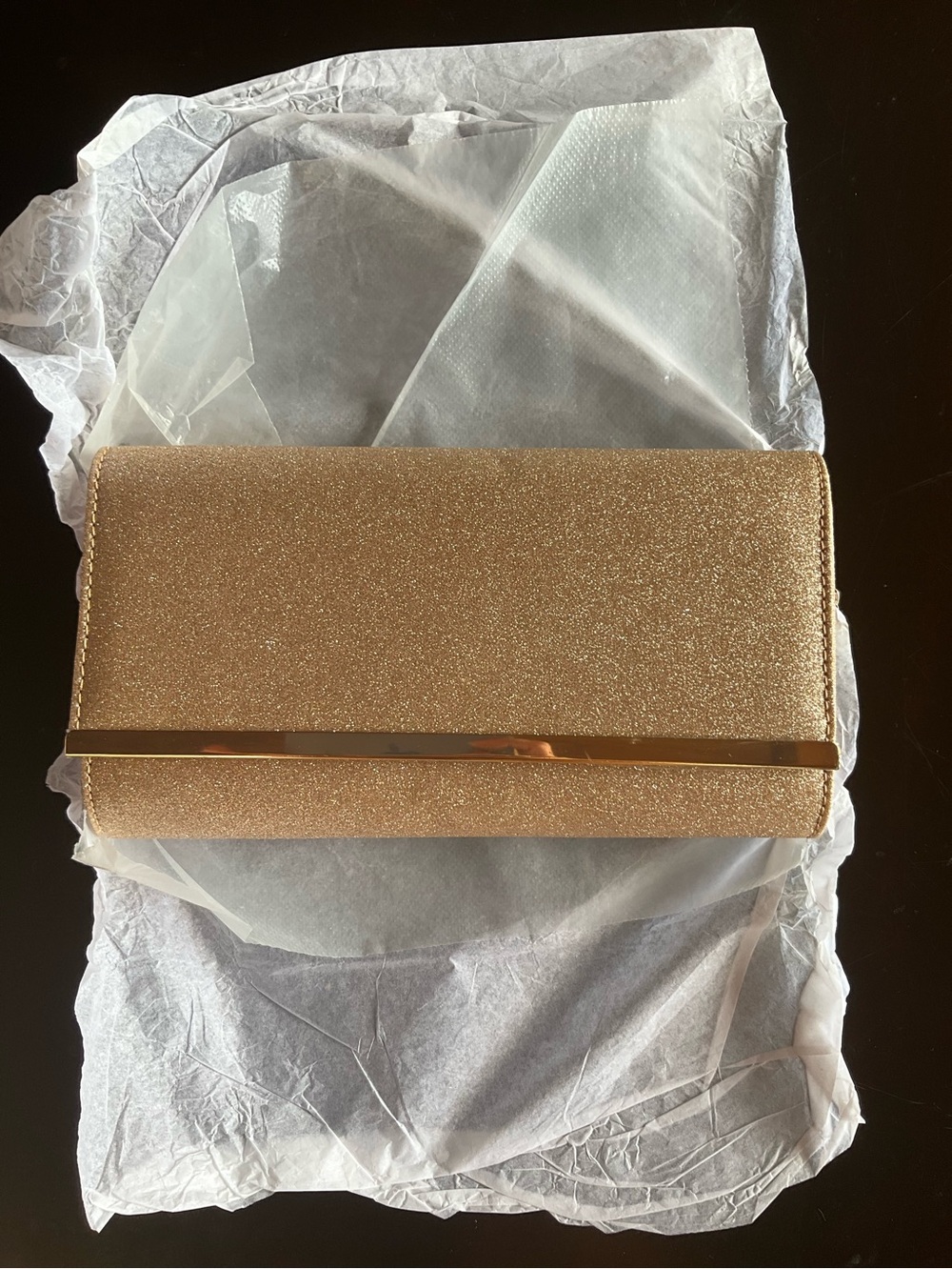 Lipsy Glitter Clutch